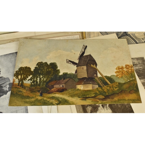 462 - A Collection of Various 19th and 20th Century Paintings and Prints