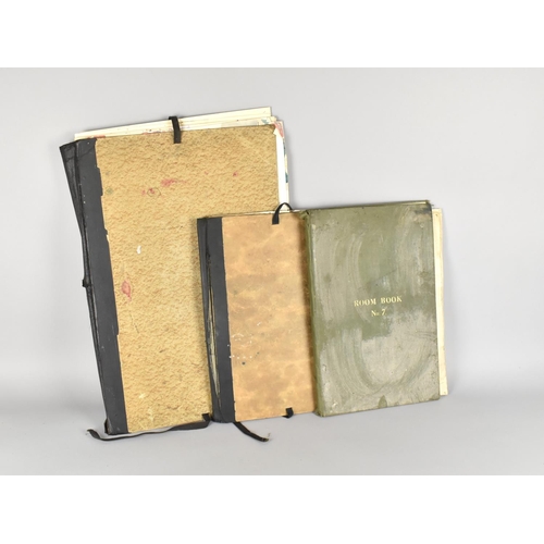 465 - Three Folios Containing Various Sketches, Paintings, Patterns, Still Life etc