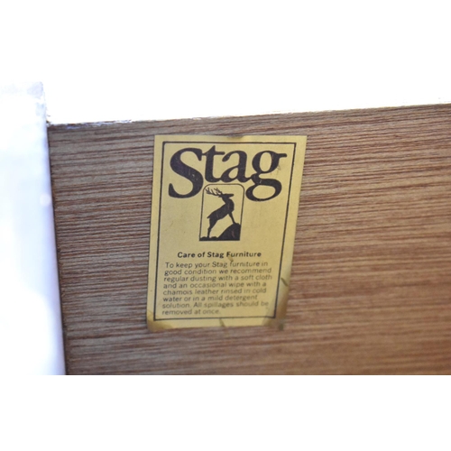 480 - A Stag Bedroom Chest of Three Short and Two Long Drawers, One Short Drawer Missing Brass Knob, 82cms... 