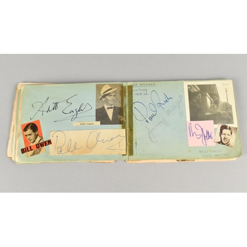 49 - A Mid 20th Century Autograph Book to include Richard Attenborough, Vivien Leigh, Wilfred Hyde White,... 