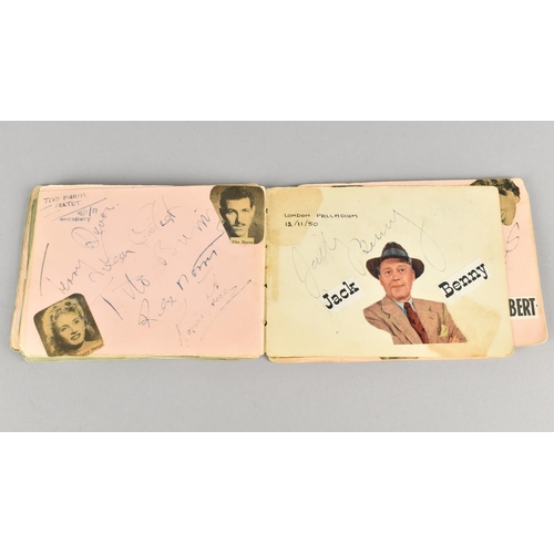 49 - A Mid 20th Century Autograph Book to include Richard Attenborough, Vivien Leigh, Wilfred Hyde White,... 