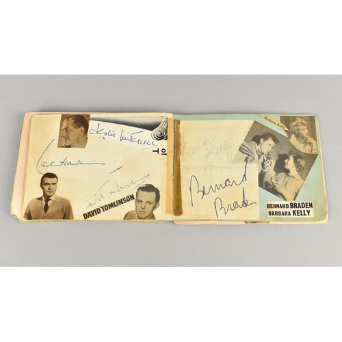 49 - A Mid 20th Century Autograph Book to include Richard Attenborough, Vivien Leigh, Wilfred Hyde White,... 