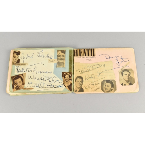 49 - A Mid 20th Century Autograph Book to include Richard Attenborough, Vivien Leigh, Wilfred Hyde White,... 