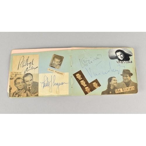 49 - A Mid 20th Century Autograph Book to include Richard Attenborough, Vivien Leigh, Wilfred Hyde White,... 