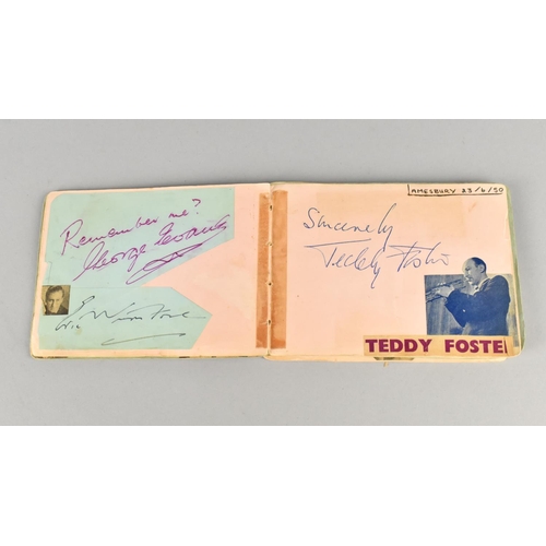 49 - A Mid 20th Century Autograph Book to include Richard Attenborough, Vivien Leigh, Wilfred Hyde White,... 