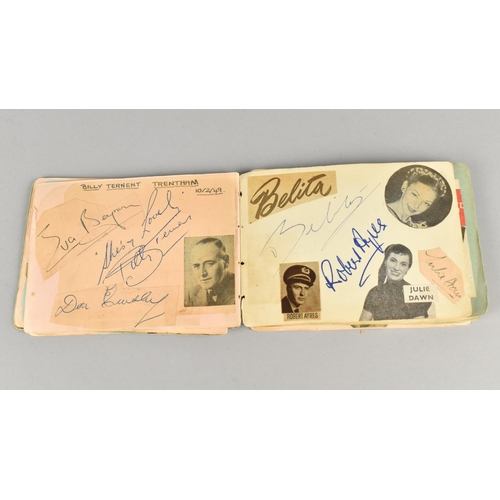 49 - A Mid 20th Century Autograph Book to include Richard Attenborough, Vivien Leigh, Wilfred Hyde White,... 