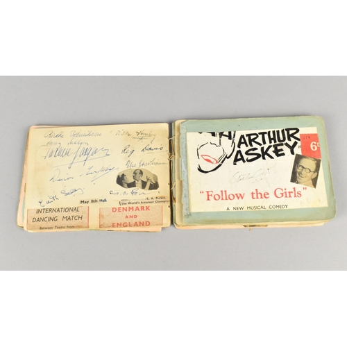 49 - A Mid 20th Century Autograph Book to include Richard Attenborough, Vivien Leigh, Wilfred Hyde White,... 