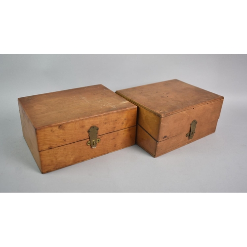 45 - Two Cased French Cigarette Rolling Machines, 