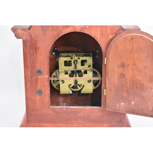 87 - A Mid/Late 20th Century Bracket Style Clock, with Thirty One Day Movement, 36cm high