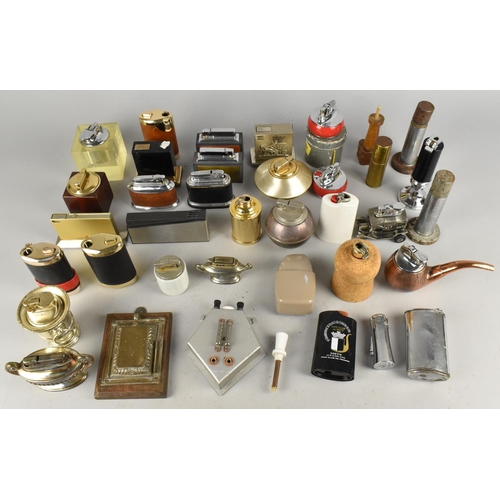 101 - A Collection of Late 20th Century Continental and Other Table Lighters, Unchecked, Please Note we ar... 