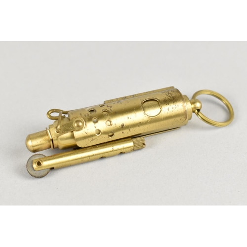 11 - A Brass Trench Art Style Lighter, 7cms High,  We are Unable to Post This Lot