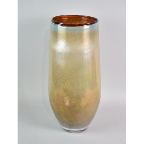 172 - A Late 20th Century Tall Studio Glass Vase, 45cms High