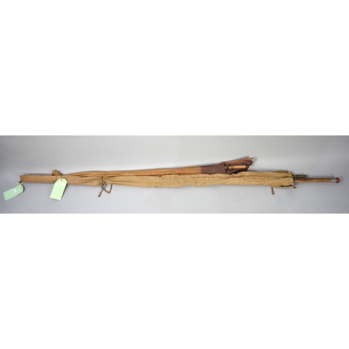 266 - A Vintage Milborough Fibreglass Salmon Spinning Rod, The Gillie, together with a Milwards Flylite Sp... 