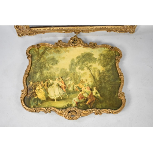 278 - A Gilt Picture Frame, Exterior Measurements 87x101cms, Interior Measurement 70x82cms together with a... 