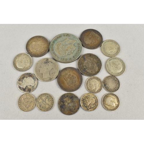 289 - A Collection of Various Silver Coinage to Include Victoria and George V