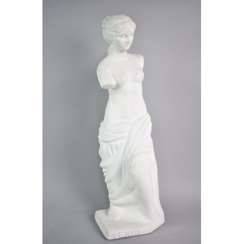 36 - A Cast Plaster Replica of Venus De Milo, 50cms High