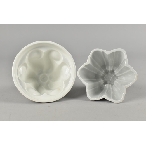 48 - Two Early 20th Century Shelley Jelly Moulds of Small Proportion, 7cms High