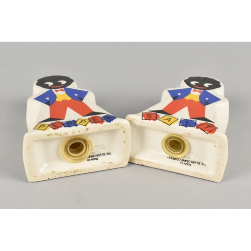 50 - An Advertising Novelty Pair of Vintage Salt and Pepper Pots for Robertsons, 9cms High, Please Note t... 