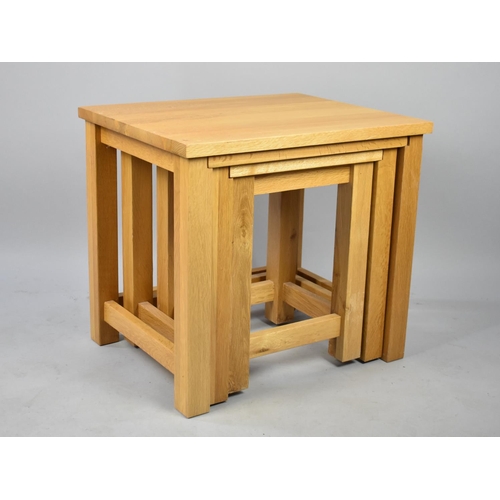 544 - A Modern Nest of Three Tables, 51cms Wide