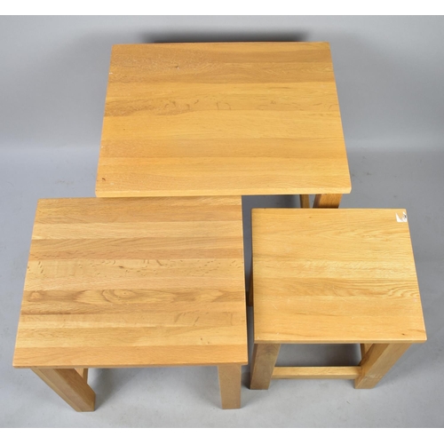 544 - A Modern Nest of Three Tables, 51cms Wide