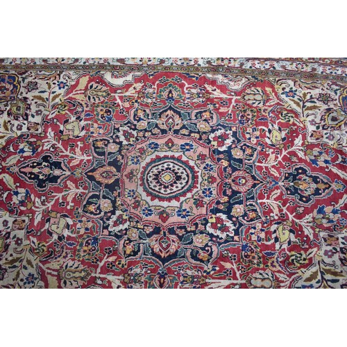 428 - A Handmade Antique Dorokhsh Carpet Made for A Dignitary As Inscribed, 395x267cm