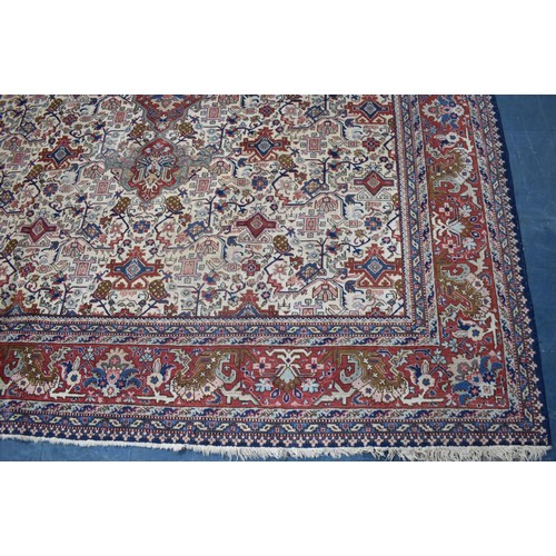 429 - A Hand Made Antique Tabriz Carpet, Circa 1910, 368x270cm