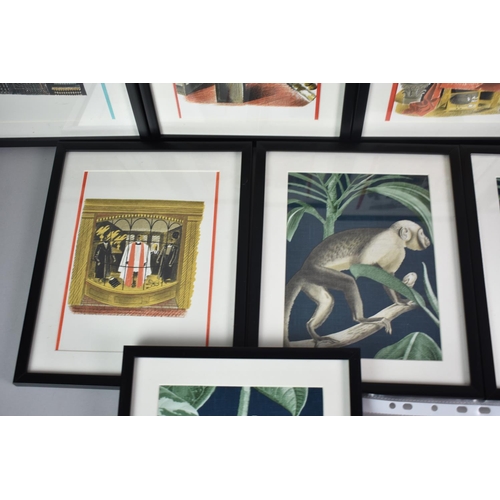 191 - A Collection of Eleven Framed and One Unframed Prints