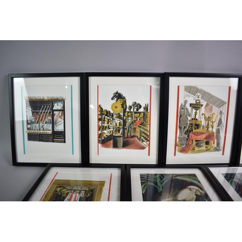 191 - A Collection of Eleven Framed and One Unframed Prints