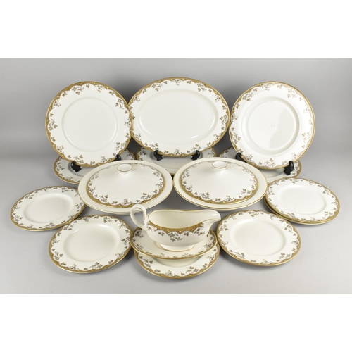 288 - A Royal Doulton Lynnewood Service For Six to Comprise Large Dinner Plates, Small Plates, Two Lidded ... 