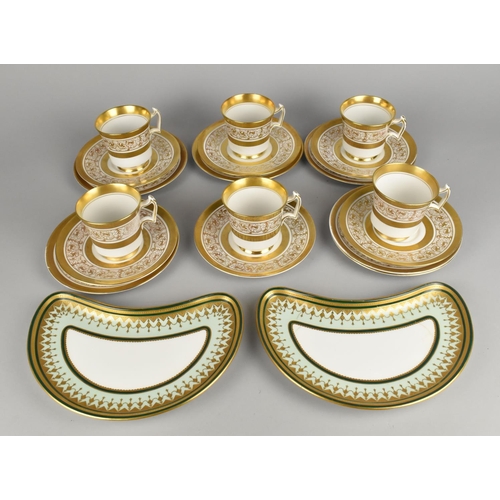 323 - A Royal Chelsea Midras Set to Comprise Six Cups, Six Saucers and Five Side Plates Together with Two ... 