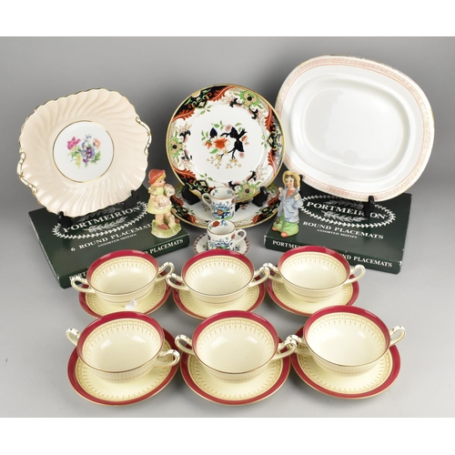 327 - A Collection of Ceramics to Comprise Portmeirion Placemats, Imari Plates, Set of Six Royal Doulton S... 