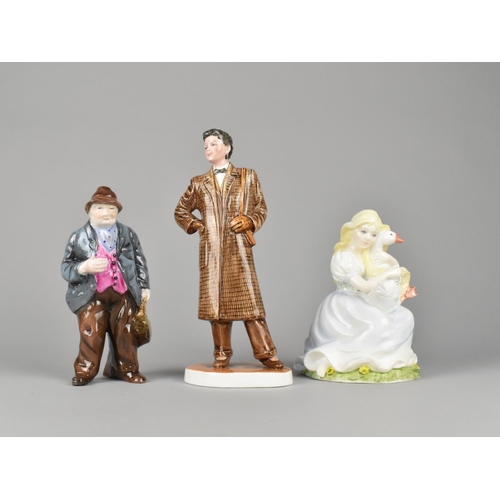 336 - Three Coalport Figures, The Tinker, The High Style Collection Lucinda and The Goose Girl