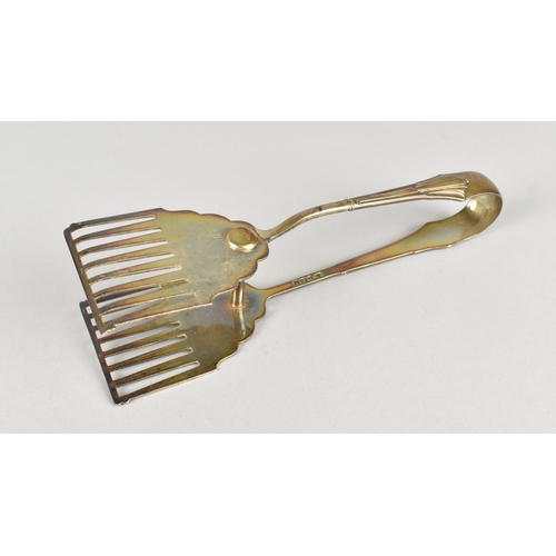 344 - A Pair of Silver Asparagus Servers by Harrison Brothers & Howson (George Howson), Sheffield Hallmark... 