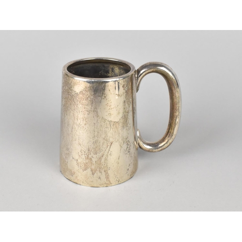 350 - A Silver Christening Mug by RS&S, London Hallmark, 9cm high, 118g