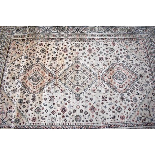 422 - A Patterned Machined Rug, 290x200cms