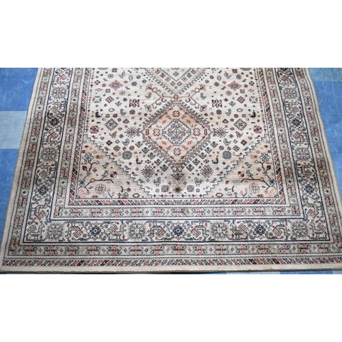 422 - A Patterned Machined Rug, 290x200cms