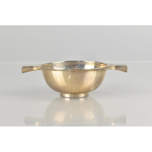 137 - A George V Silver Quaich by Brook & Son, Edinburgh 1928 Hallmark, 13x3.5cm High, 85g