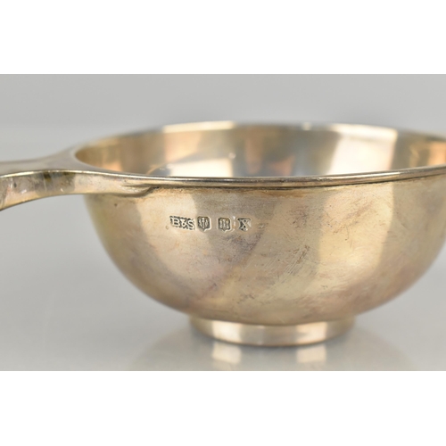 137 - A George V Silver Quaich by Brook & Son, Edinburgh 1928 Hallmark, 13x3.5cm High, 85g