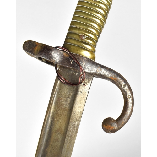 117 - A French 1866 Chassepot Bayonet with Scabbard