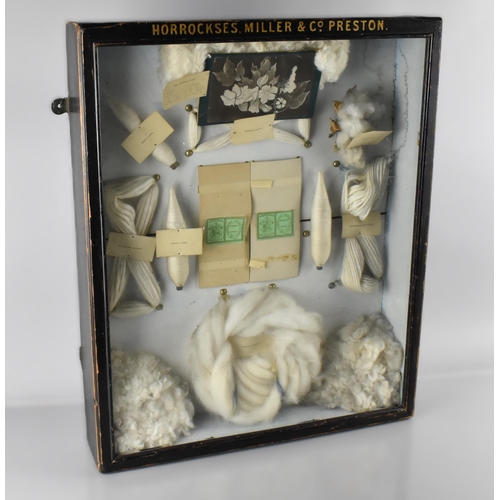 57 - A Late Victorian/Edwardian Horrockses, Miller & Co. of Preston Diorama, Comprising Annotated Samples... 