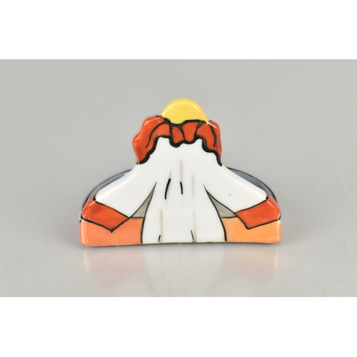 214 - An Art Deco Noritake Ashtray Modelled with Clown, 7cm x5.5cm high