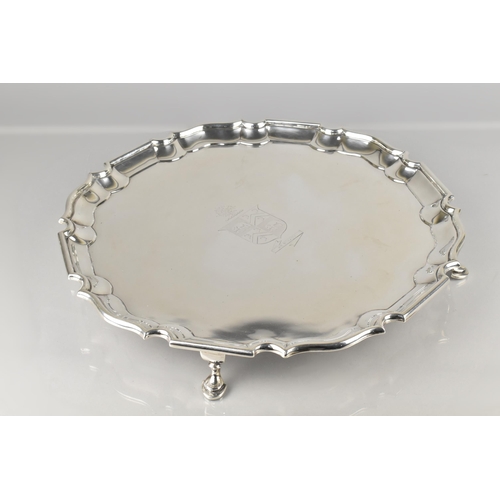 135 - A Large Edwardian VII Silver Presentation Salver by Goldsmiths & Silversmiths Co., Ltd with Engraved... 