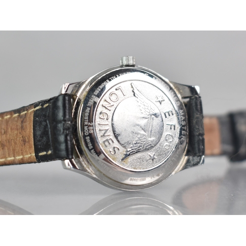 236 - WITHDRAWN. A Ladies Longines 'Master Collection' Stainless Steel Quartz Wristwatch, Textured White D... 