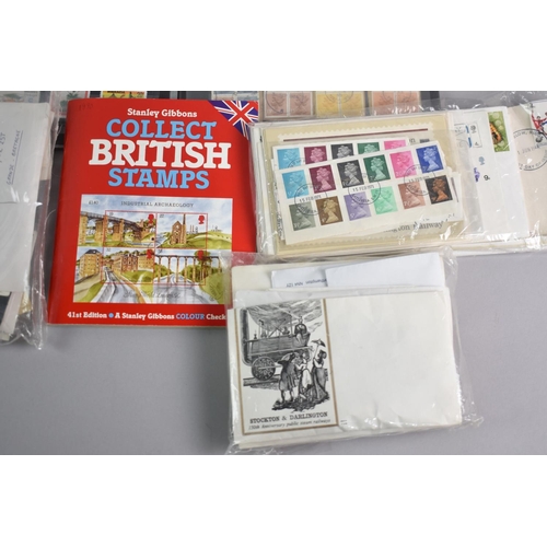 184 - A Collection of Various Loose Stamps, British Definitives and World Stamps, Stanley Gibbons Catalogu... 