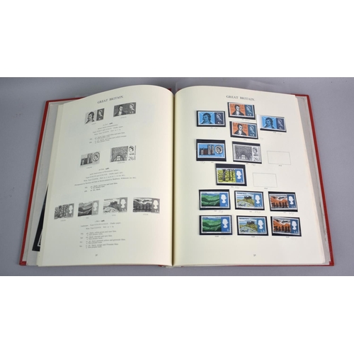 185 - Two Windsor Loose Leaf Great Britain Stamp Albums QEII to 1970 and Mint 1971-1983 together with Stam... 