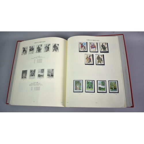 185 - Two Windsor Loose Leaf Great Britain Stamp Albums QEII to 1970 and Mint 1971-1983 together with Stam... 