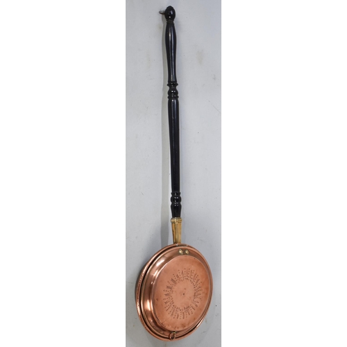 521 - A Copper Bed Warming Pan