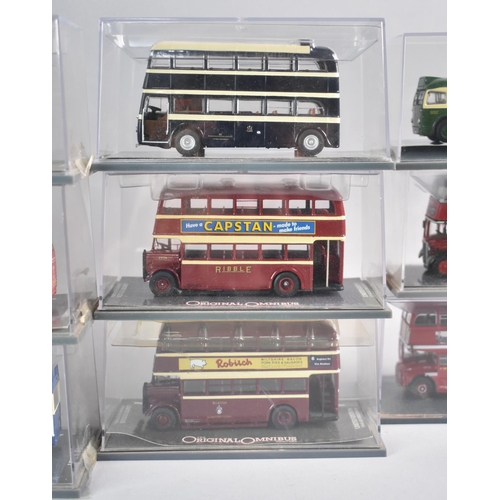 313 - A Collection of Twelve Boxed Corgi Original Omnibus Diecast Buses