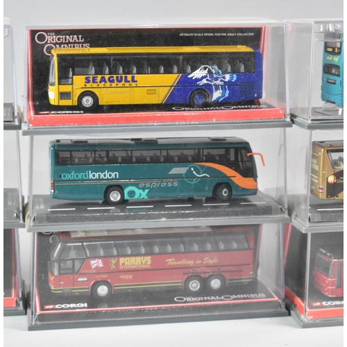 315 - A Collection of Twelve Corgi Original Omnibus Diecast Buses