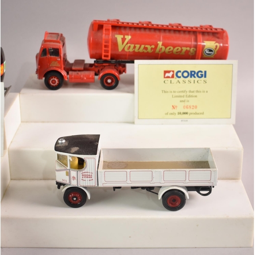 318 - A Collection of Four Limited Edition Unboxed Corgi Diecast Lorries